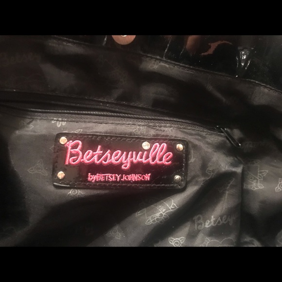 Betsey Johnson pink palm 🌴tree tote - Picture 6 of 8